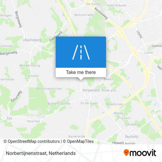Norbertijnenstraat map
