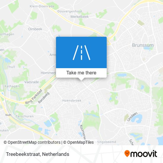 Treebeekstraat map