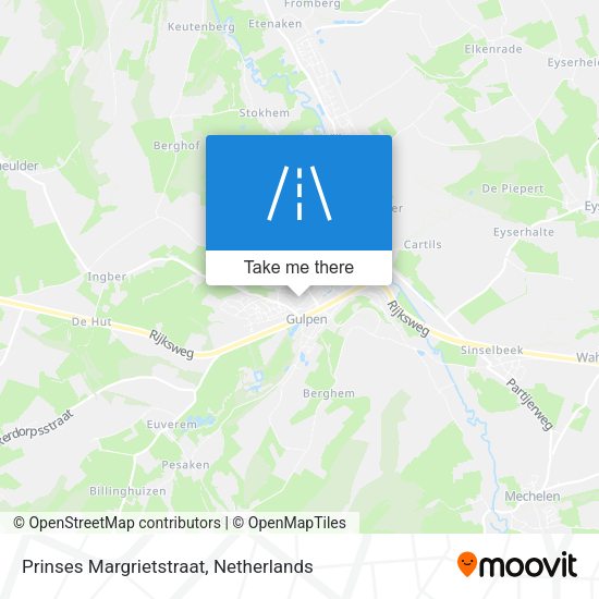 Prinses Margrietstraat map