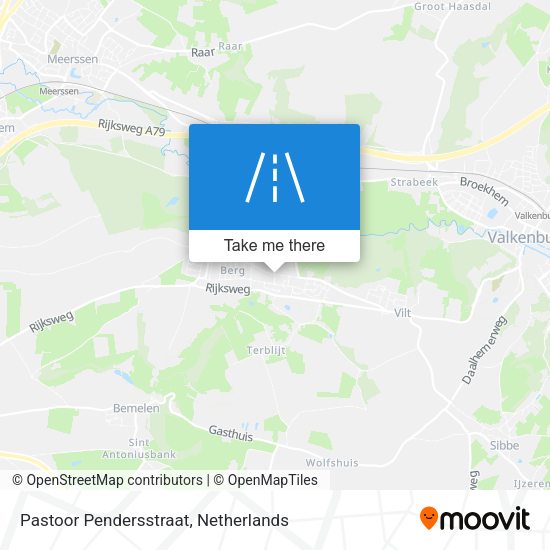 Pastoor Pendersstraat map
