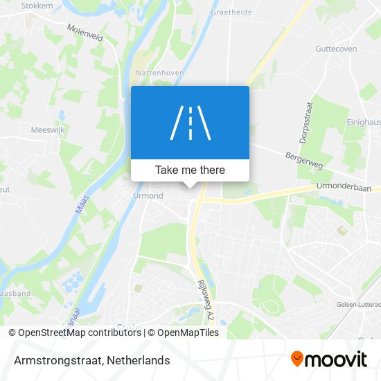 Armstrongstraat map