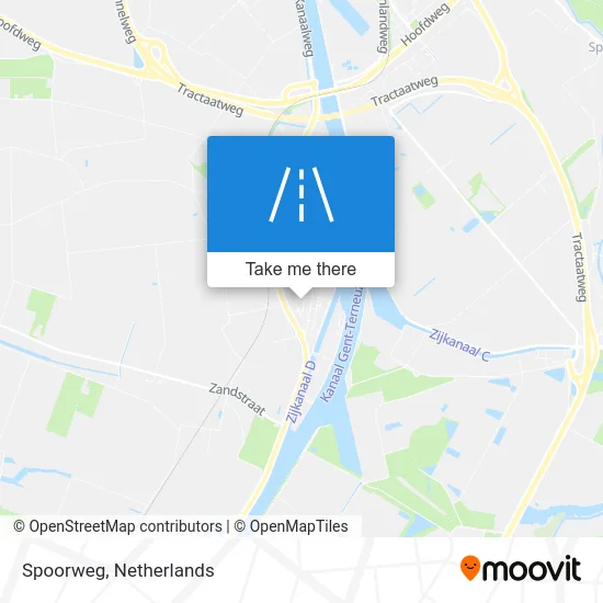 Spoorweg map
