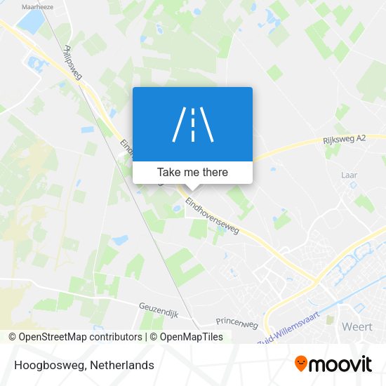 Hoogbosweg map