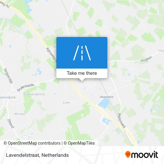 Lavendelstraat map