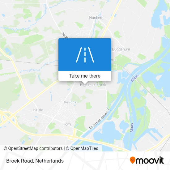 Broekweg map