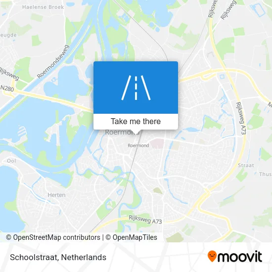 Schoolstraat map