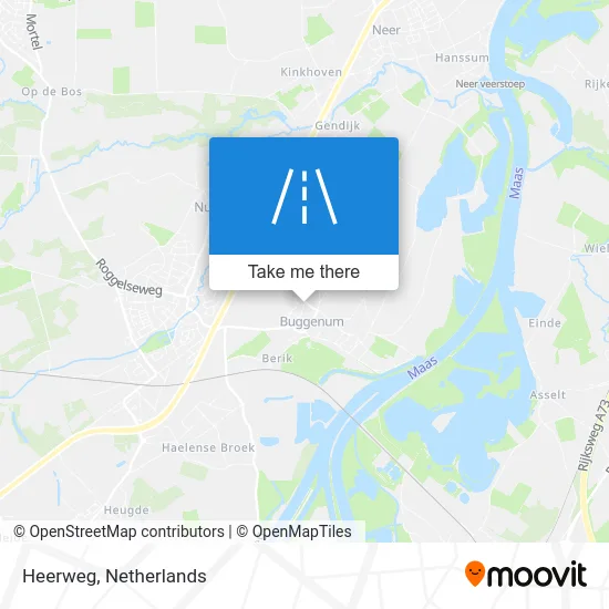 Heerweg map