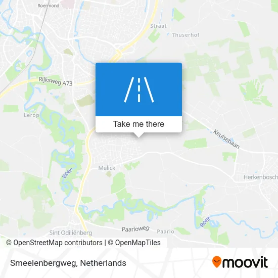 Smeelenbergweg map