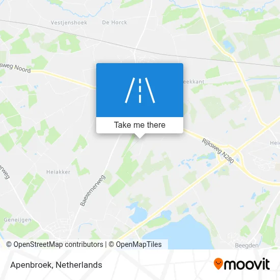 Apenbroek map
