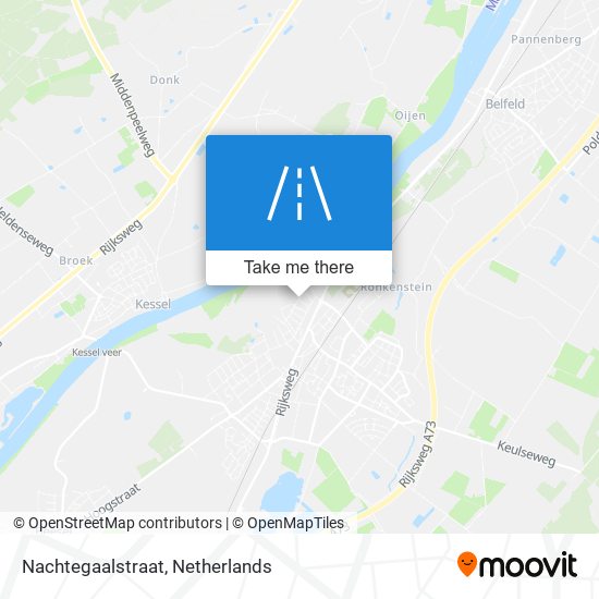 Nachtegaalstraat map