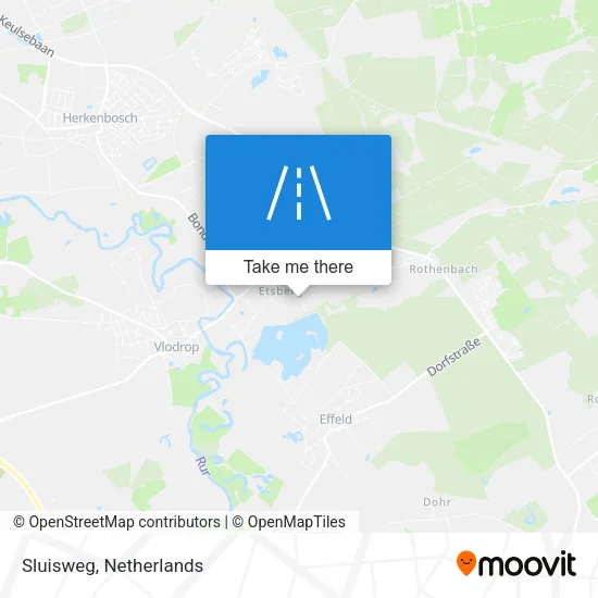 Sluisweg map
