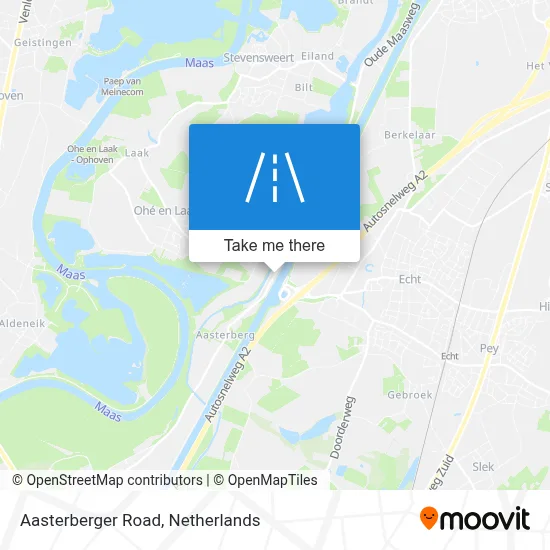Aasterbergerweg map