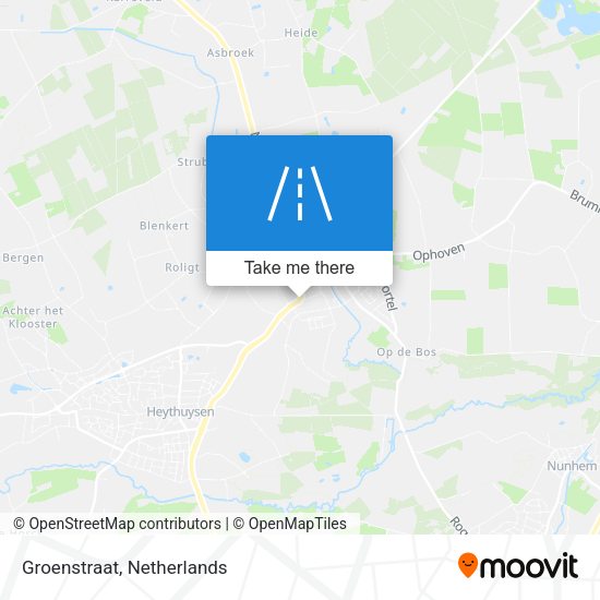 Groenstraat map