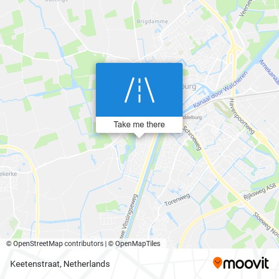 Keetenstraat Karte