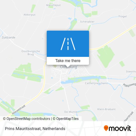 Prins Mauritsstraat map