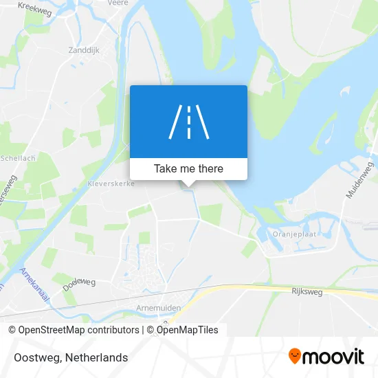 Oostweg map