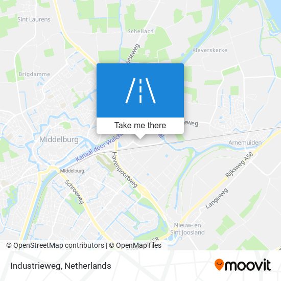 Industrieweg map