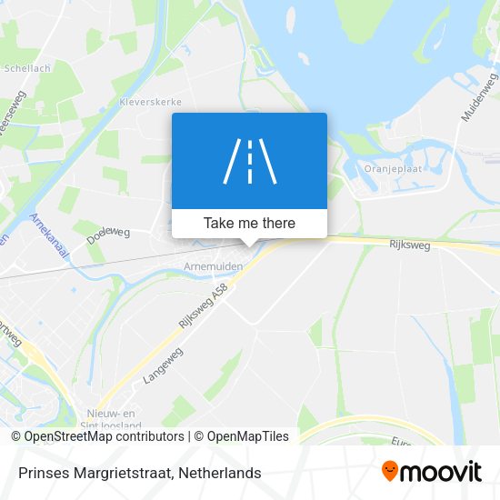 Prinses Margrietstraat map