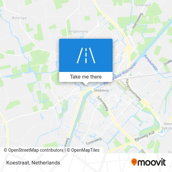 Koestraat map