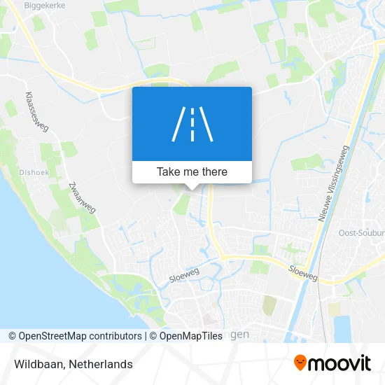 Wildbaan map