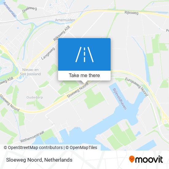 Sloeweg Noord map