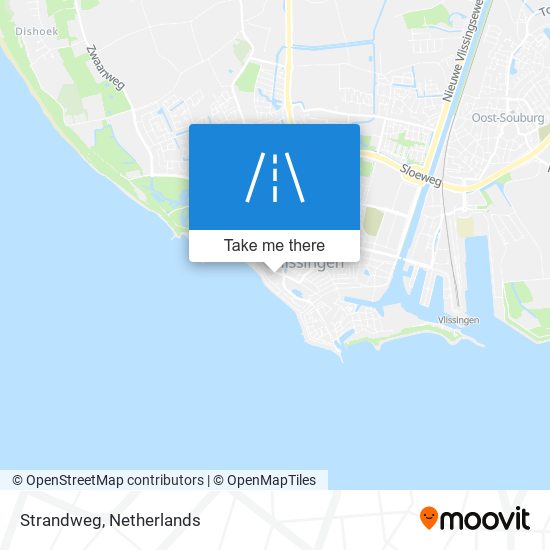 Strandweg map