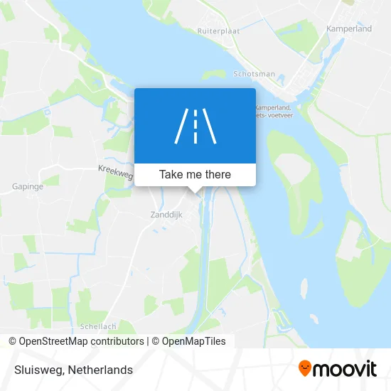 Sluisweg map