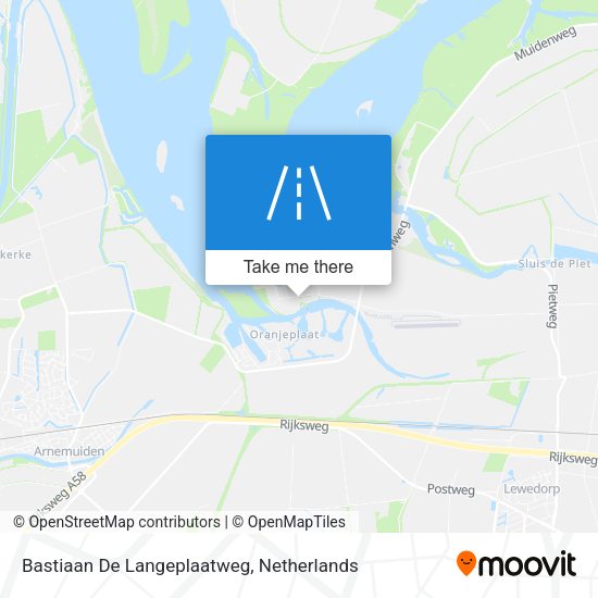 Bastiaan De Langeplaatweg map
