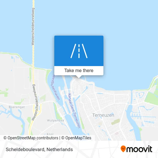 Scheldeboulevard map