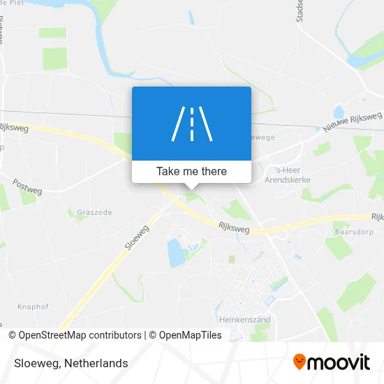 Sloeweg map