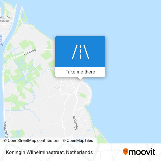 Koningin Wilhelminastraat map