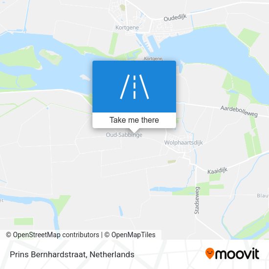 Prins Bernhardstraat map