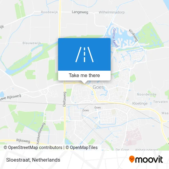 Sloestraat map