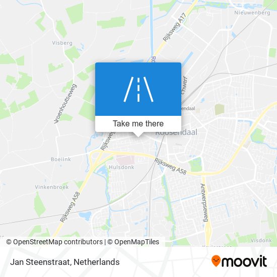 Jan Steenstraat map