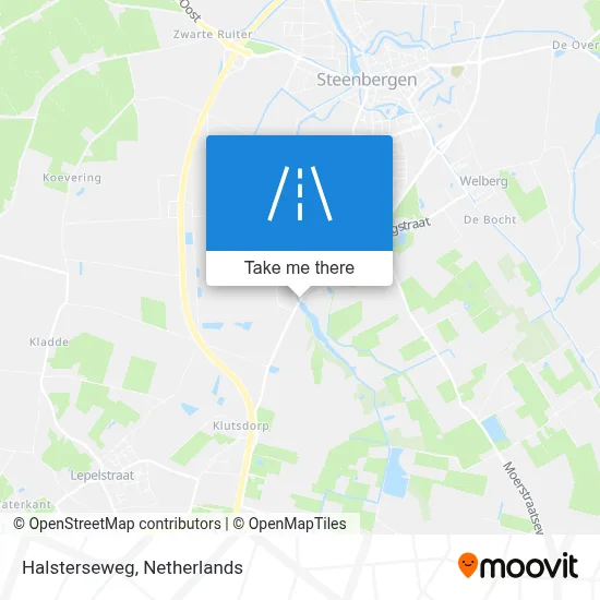 Halsterseweg map
