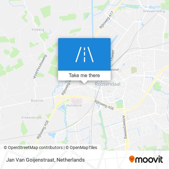 Jan Van Goijenstraat map