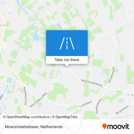 Moerstraatsebaan map