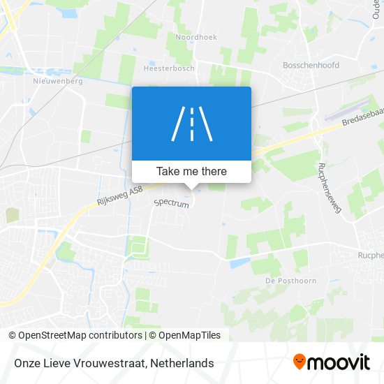 Onze Lieve Vrouwestraat map