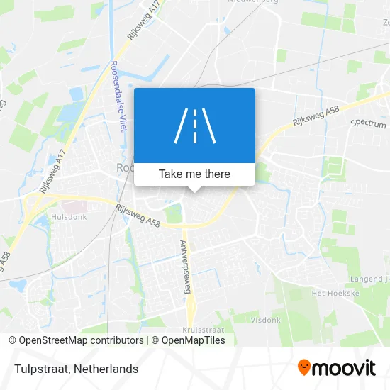 Tulpstraat map