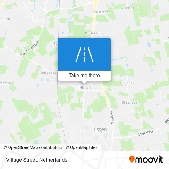 Dorpsstraat map