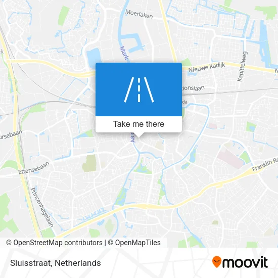 Sluisstraat map