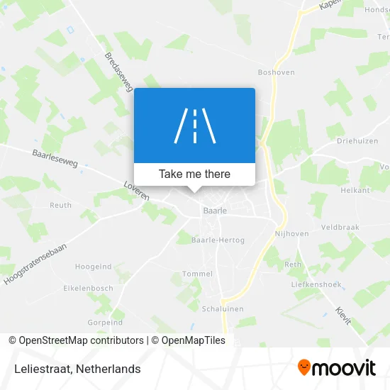 Leliestraat map