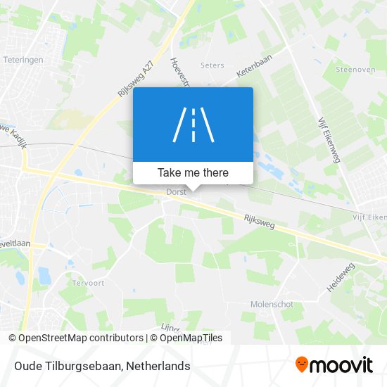 Oude Tilburgsebaan map