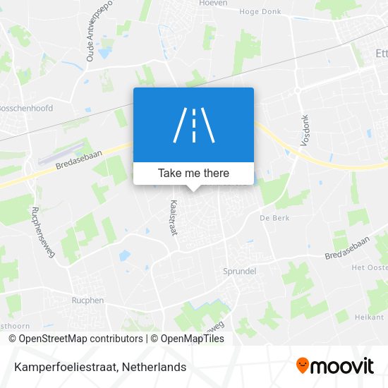 Kamperfoeliestraat map