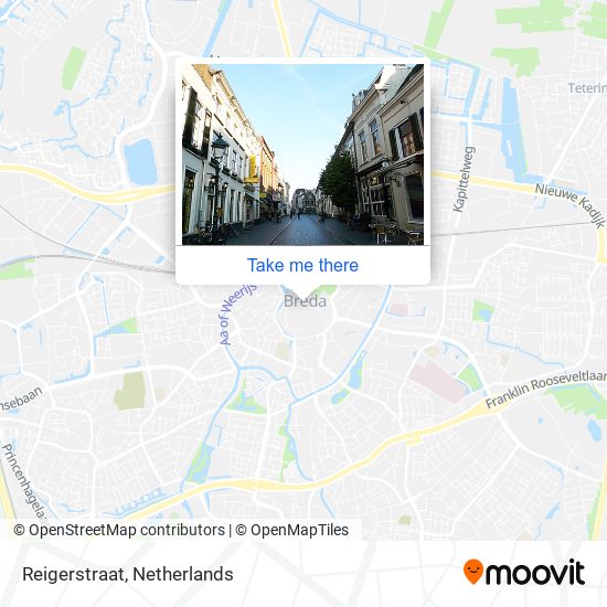 Reigerstraat map