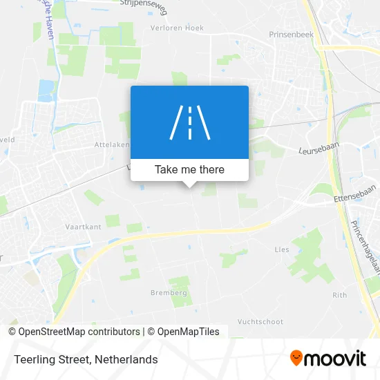 Teerlingstraat map