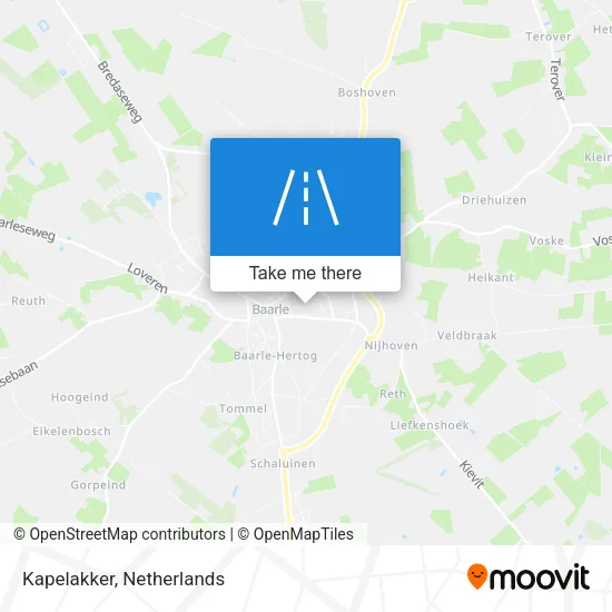 Kapelakker map