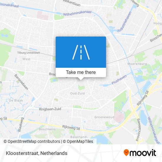 Kloosterstraat map