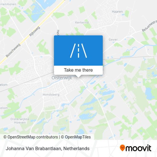 Johanna Van Brabantlaan map
