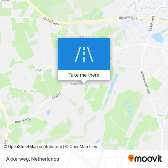 Akkerweg map